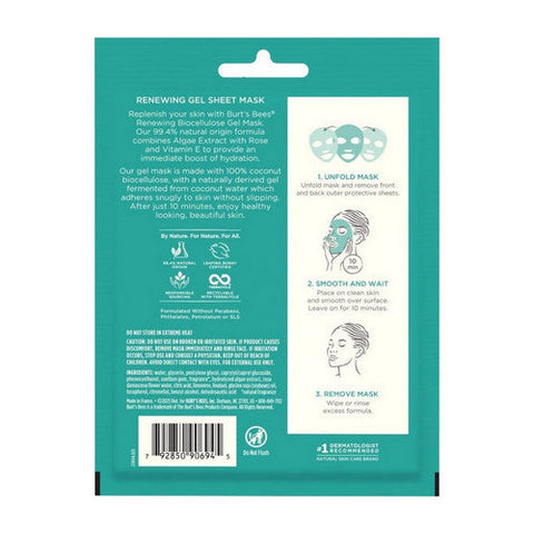 Burts Bees, Renewing Facial Mask With Rose and Vitamin E, 1 Count Burts Bees