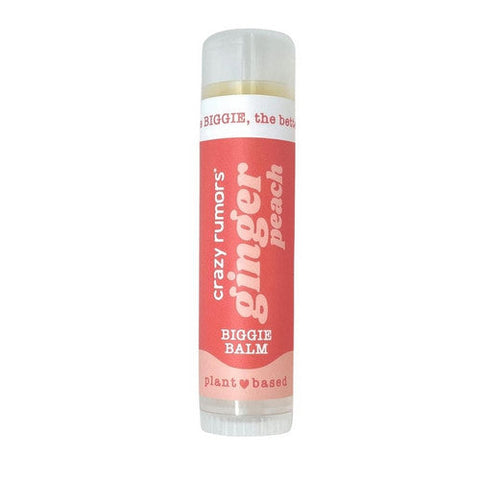 Crazy Rumors, BIGGIE Ginger Peach Lip Balm, 0.55 Oz Crazy Rumors
