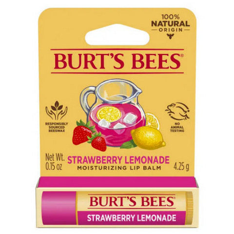 Burts Bees, Strawberry Lemonade Lip Balm, 0.15 Oz Burts Bees