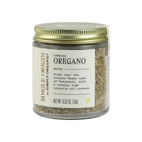 Simply Organic, Single Origin Turkish Oregano Organic, 0.52 Oz Simply Organic