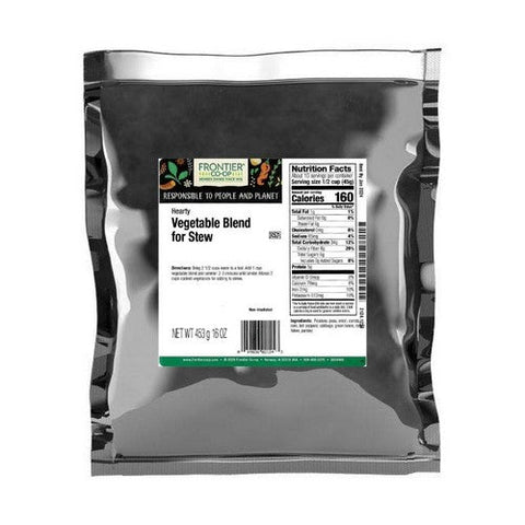 Frontier Coop, Hearty Vegetable Stew Blend, 1 Lb Frontier Coop