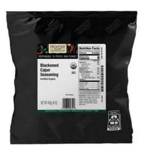 Frontier Coop, Organic Blackened Cajun Seasoning, 1 Lb Frontier Coop