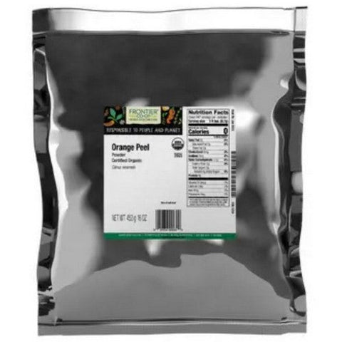 Frontier Coop, Organic Orange Peel Powder, 1 Lb Frontier Coop