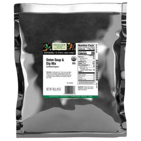 Frontier Coop, Organic Onion Soup & Dip Mix, 1 Lb