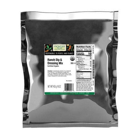 Frontier Coop, Organic Ranch Dip & Dressing Mix, 1 Lb Frontier Coop