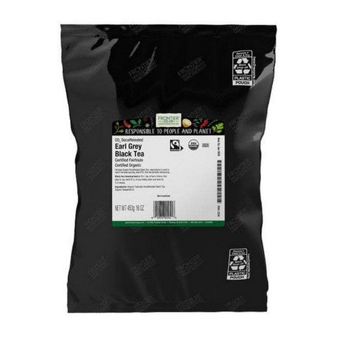 Frontier Coop, Organic CO2 Decaffeinated Earl Grey Black Tea, 1 Lb Frontier Coop