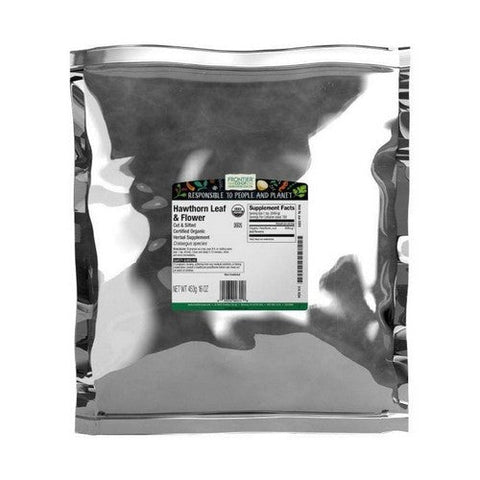 Frontier Coop, Organic Hawthorn Leaf & Flowers Cut & Sifted, 1 Lb Frontier Coop