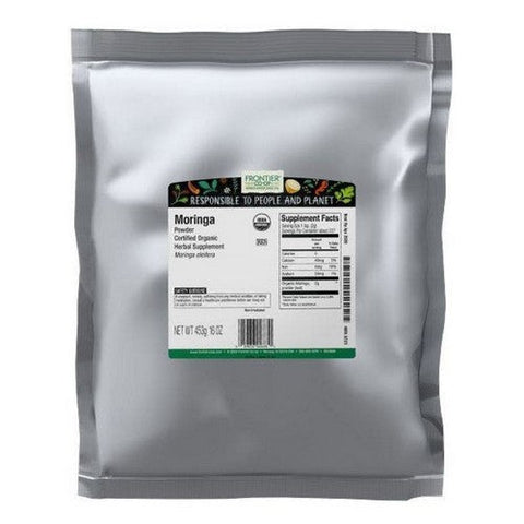 Frontier Coop, Organic Moringa Powder, 1 Lb Frontier Coop