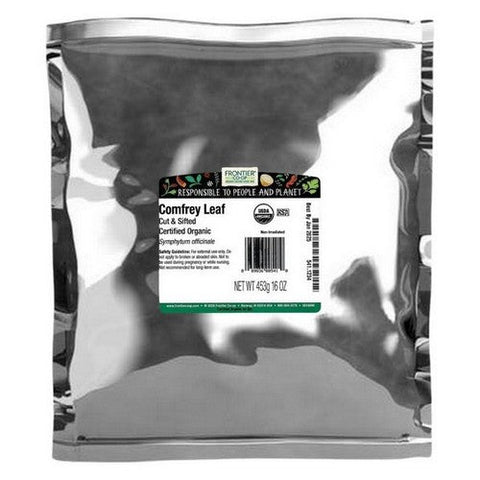 Frontier Coop, Organic Comfrey Leaf Cut And Sifted, 16 Oz Frontier Coop