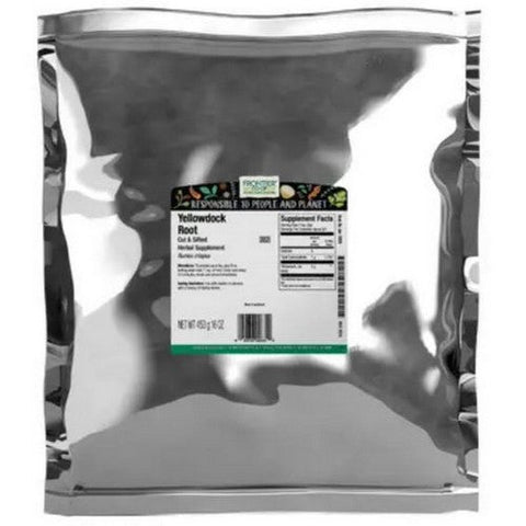 Frontier Coop, Yellowdock Root Cut & Sifted, 1 Lb Frontier Coop