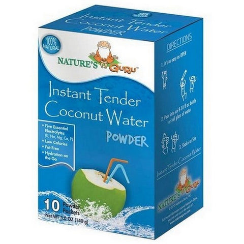 Natureâ€™s Guru, Instant Coconut Water, 10 Count Nature’s Guru