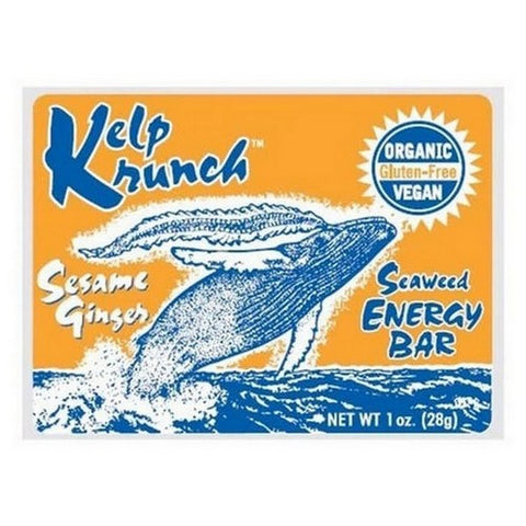 Maine Coast Sea Vegetables, Ginger Kelp Krunch Bar, 1 Oz Maine Coast Sea Vegetables