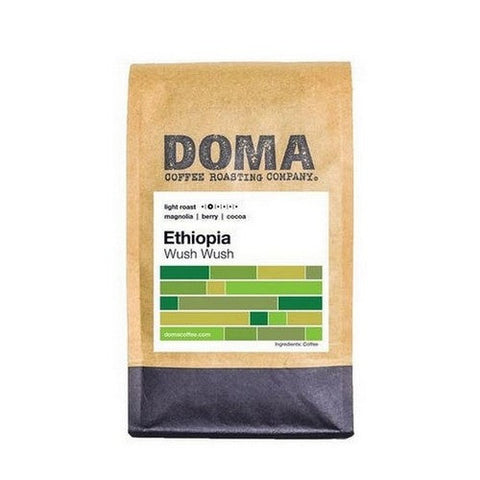 DOMA Coffee Roasting Company, Ethiopia Whole Bean Coffee, 12 Oz DOMA Coffee Roasting Company