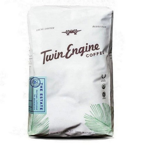 Twin Engine Coffee, Organic Estate Medium Ground Coffee, 2.2 Lbs Twin Engine Coffee