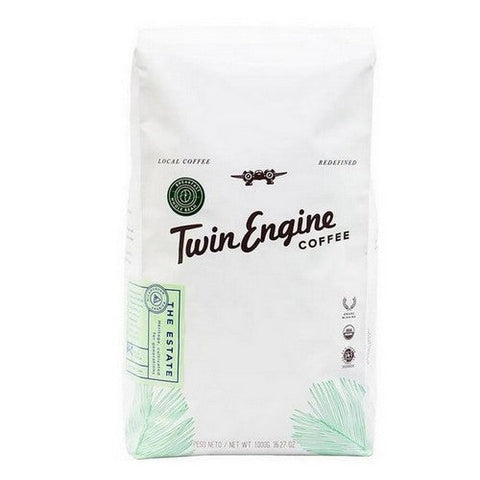 Twin Engine Coffee, Organic Estate Breakfast Whole Bean Coffee, 2.2 lb Twin Engine Coffee