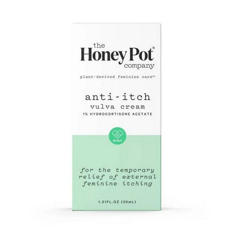 The Honey Pot, Feminine Anti-Itch Cream With 1% Hydrocortisone, 1 Oz The Honey Pot