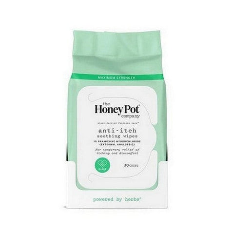 The Honey Pot, Anti Itch Wipes, 30 Count The Honey Pot