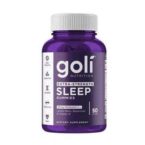 Goli Nutrition, Extra Strength Dreamy Vegan Sleep Vitamin Gummies, 50 Count Goli Nutrition