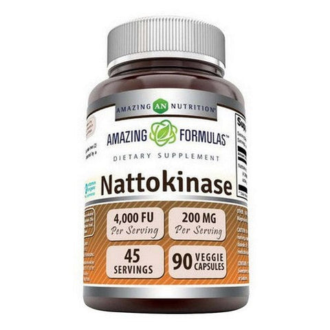 Amazing Nutrition, Amazing Formulas Nattokinase, 100 mg, 90 VegCaps Amazing Nutrition
