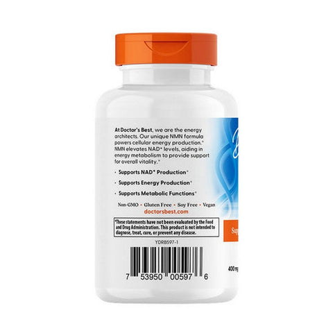 Doctors Best, NMN, 400 Mg, 60 Delayed Release Capsules Doctors Best