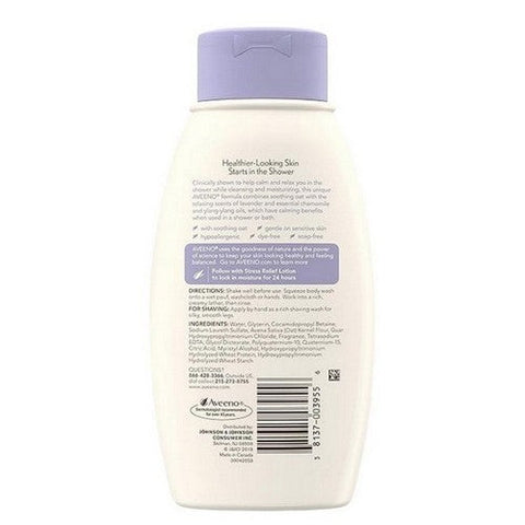 Aveeno, Stress Relief Body Wash Lavender, 12 Oz Aveeno