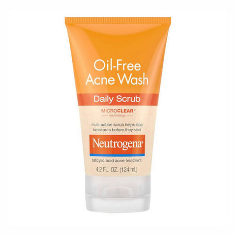 Neutrogena, Oil Free Acne Wash Daily Scrub, 4.2 Oz Neutrogena