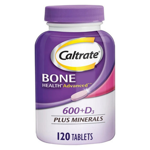 600 Plus D3 Plus Minerals 120 Tabs by Caltrate