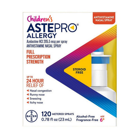 Astepro, Children's Azelastine Hydrochloride Allergy Antihistamine Nasal Spray, 120 Count Astepro