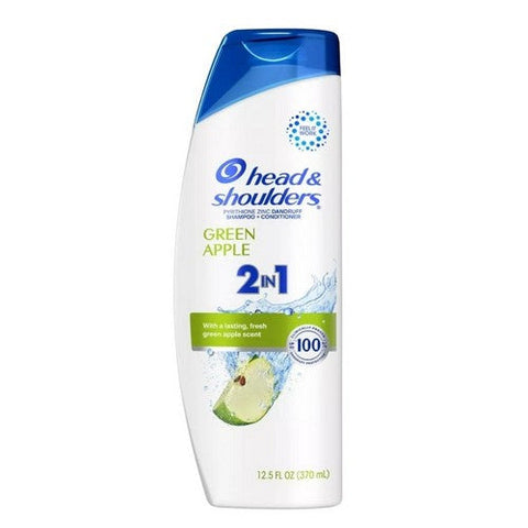 Head & Shoulders, Green Apple 2 In 1 Dandruff Shampoo And Conditioner, 12.5 Oz Head & Shoulders