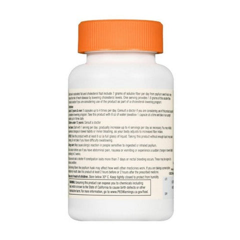Foster And Thrive, Fiber Supplement Psyllium Husk, 160 Caps Foster And Thrive