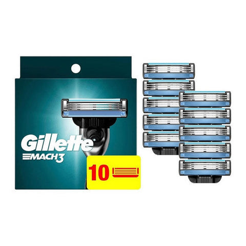 Gillette, Mach3 Men'S Razor Blade Refills, 10 Each Gillette