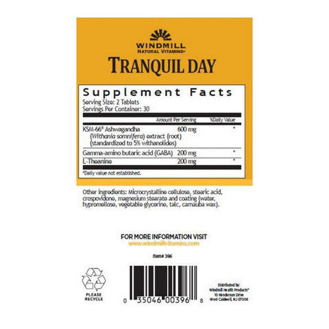 Windmill, Tranquil Day, 60 Tablets