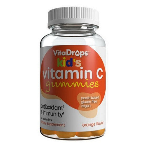 Vitadrops, Kids Vitamin C, 125 Mg, 60 Gummies Vitadrops