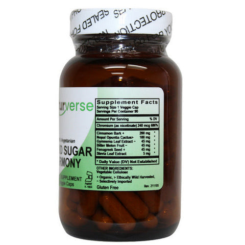Naturverse, Blood Sugar Harmony Powder Capsule, 90 VegCaps Naturverse