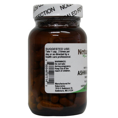 Naturverse, Ashwagandha Powder Capsules, 90 VegCaps Naturverse