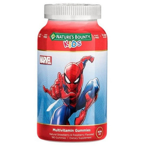 Nature's Bounty, Marvels Spider Man Kids Multi Vitamin Gummy, 180 Count Nature's Bounty