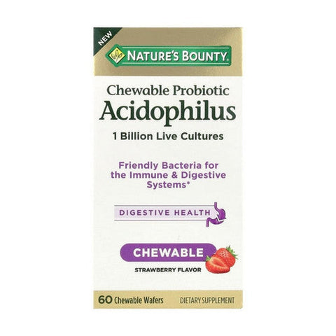Nature's Bounty, Acidophilus Probiotic, 60 Count Nature's Bounty