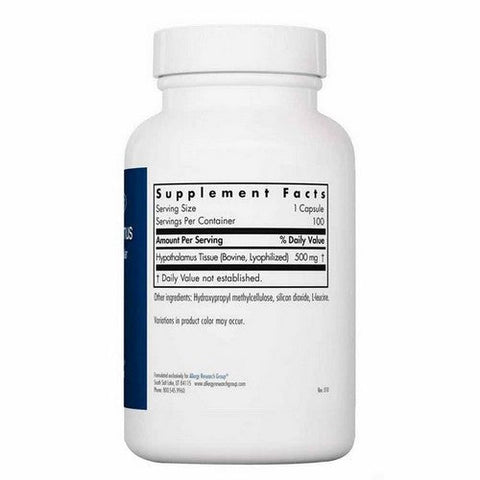Nutricology/ Allergy Research Group, Hypothalamus Natural Glandular, 100 Veg Caps Nutricology/ Allergy Research Group