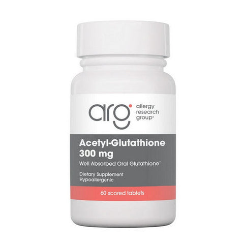 Nutricology/ Allergy Research Group, Acetyl-Glutathione, 300 Mg, 60 Tabs Nutricology/ Allergy Research Group