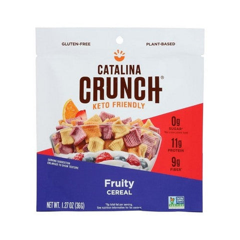 Catalina Crunch, Keto Friendly Fruity Cereal, 1.27 Oz(Case Of 12) Catalina Crunch