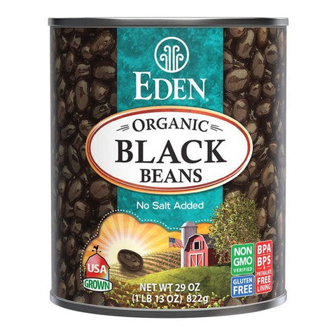 Eden Foods, Organic Can Black Bean, 29 Oz (Case Of 12) Eden Foods