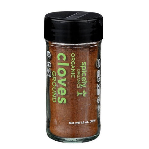 Spicely Organics, Organic Cloves Ground, 1.6 Oz (Case Of 3) Spicely Organics