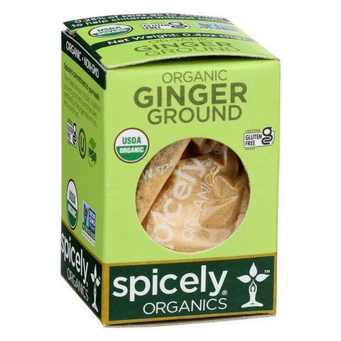 Spicely Organics, Organic Ginger Ground, 0.4 Oz (Case Of 6) Spicely Organics