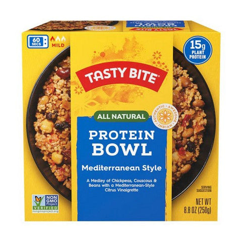 Tasty Bite, Mediterranean Style Protein Bowl, 8.8 Oz (Case Of 6) Tasty Bite
