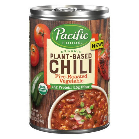 Pacific Foods, Organic Plant Based Chili Fire Roasted Vegetable Soup, 16.5 Oz (Case Of 12) Pacific Foods