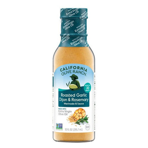 California Olive Ranch, Roasted Garlic Dijon And Rosemary Marinade Sauce, 10 Oz (Case Of 6) California Olive Ranch