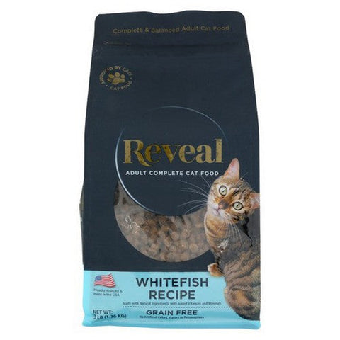Reveal, Adult Complete Whitefish Recipe Cat Food, 3 Lbs (Case Of 3) Reveal