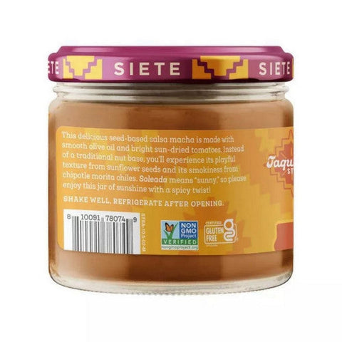 Siete, Taqueria Style Salsa Soleada, 10.5 Oz (Case Of 6) Siete