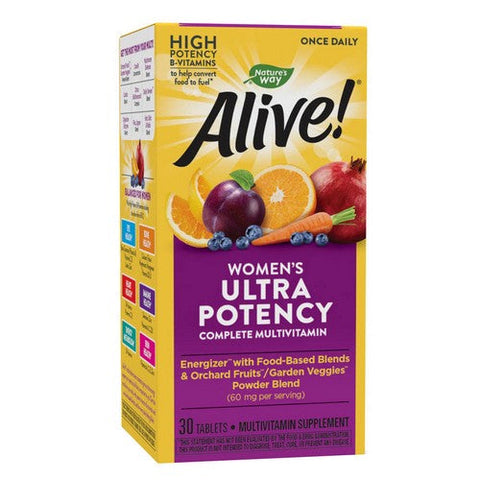 Alive, Once Daily Women's Ultra Potency, 30 Tabs Alive