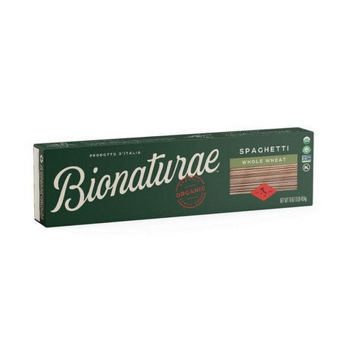 Bionaturae, Organic Whole Wheat Spaghetti Pasta, 16 Oz(Case Of 12) Bionaturae